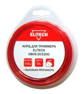 Леска ELITECH 0809.003200 3 мм
