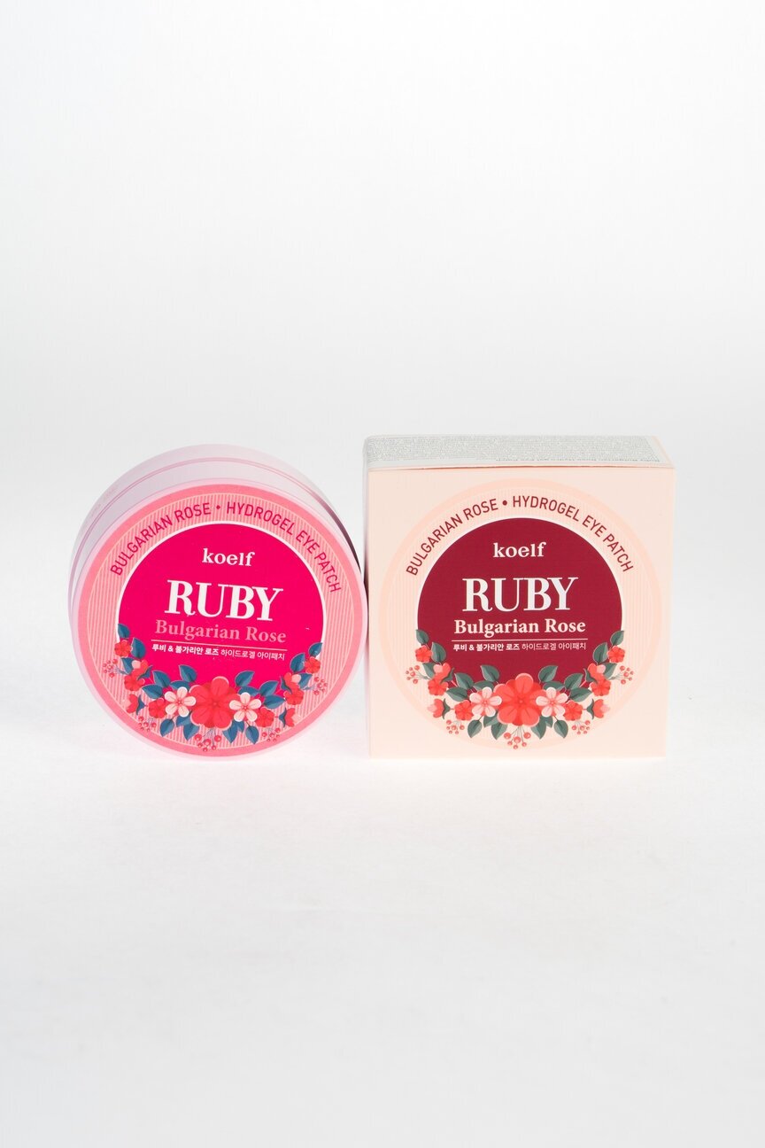 Petitfee Патчи для глаз гидрогелевые с маслом болгарской розы Koelf Ruby&Bulgarian Rose , 60 шт (Petitfee, ) - фото №9