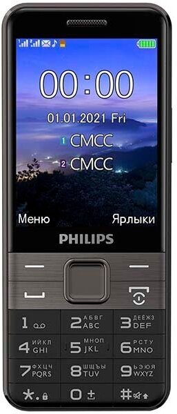 Телефон Philips Xenium E590 Black