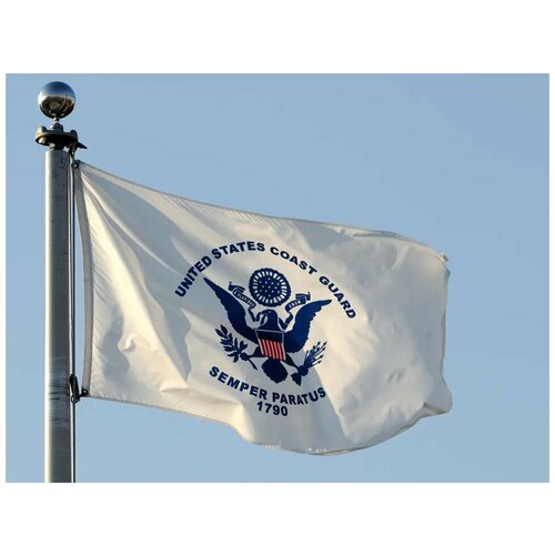 Флаг Береговой Охраны США 90х135 см