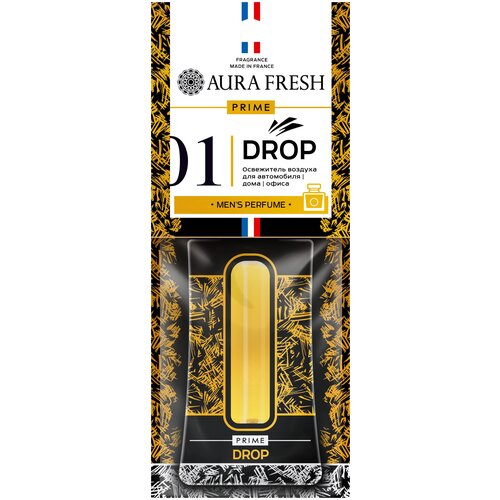 Ароматизатор подвесной картонный "AURA FRESH PRIME Drop № 1" (DIOR EAU SAUVAGE) Aura Fresh 23309