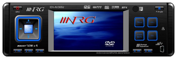 Автомагнитола NRG IDV-AV365U