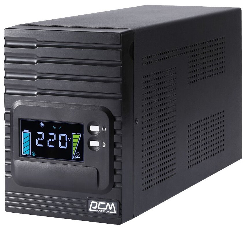 UPS Powercom Smart King Pro+ Spt-2000-ii LCD 1600Вт 2000ВА черный .