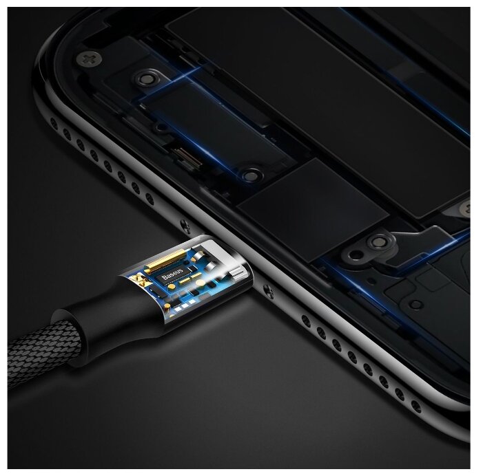 Кабель Baseus Yiven Artistic USB - Lightning (CALYW) 5 м черный фото 6