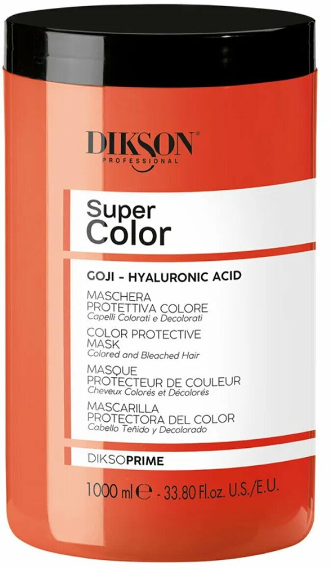 Маска DIKSON для защиты цвета окрашенных и обесцвеченных волос Color Protective Mask, 1000 мл