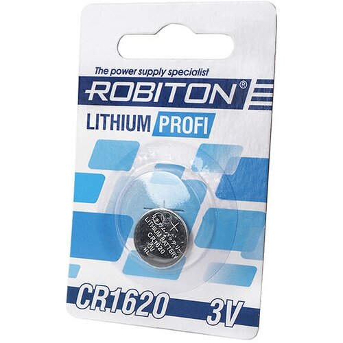 батарейка robiton lithium profi cr p2 в упаковке 1 шт Батарейка ROBITON Lithium Profi CR1620, в упаковке: 1 шт.