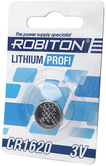 Батарейка ROBITON Lithium Profi CR1620, в упаковке: 1 шт.
