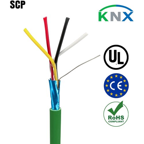 Кабель управления и питания SCP KNX/EIB, LSZH, 305 метров