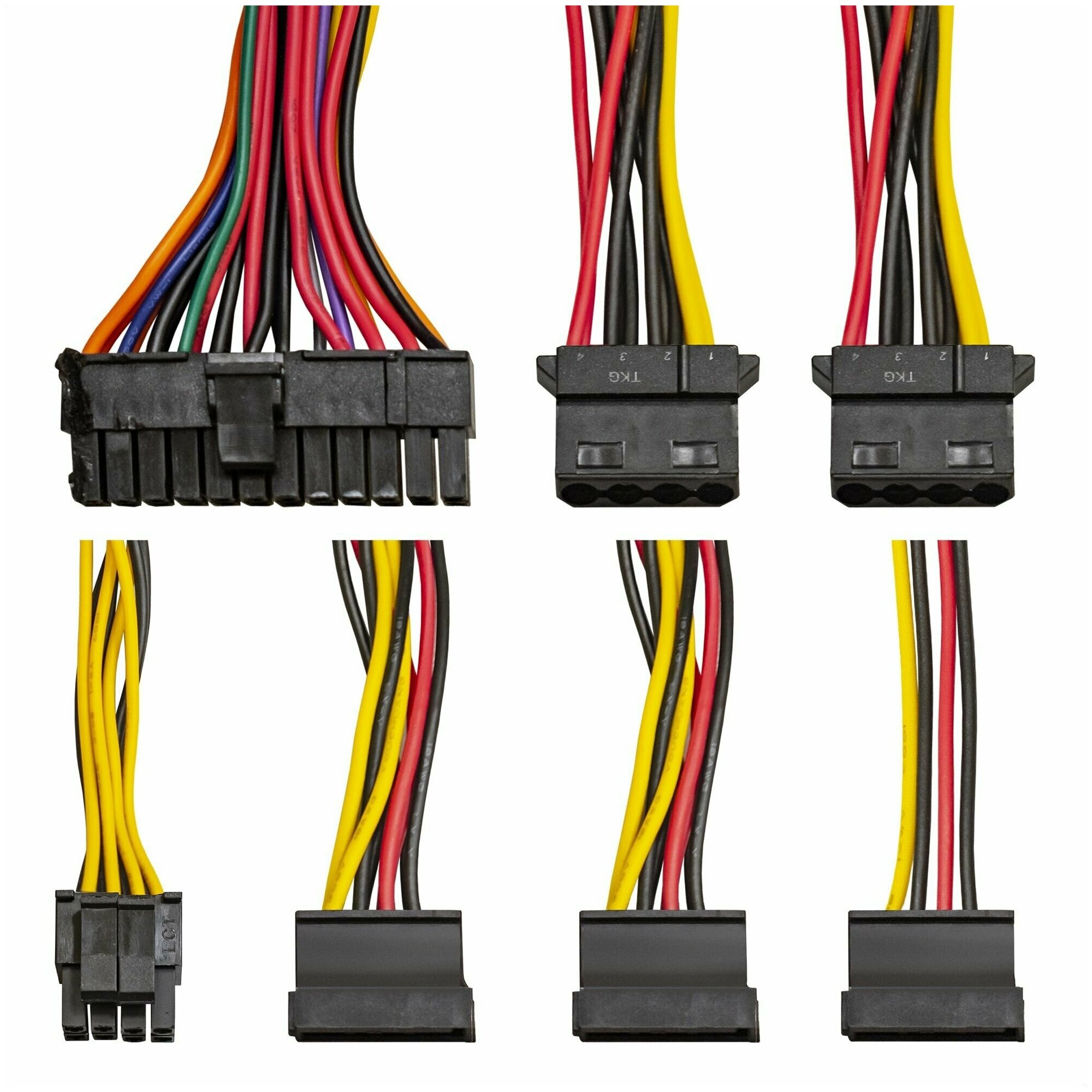 Блок питания Exegate EX264623RUS 350W, унив. для Flex1U, 24pin, 4pin,3xSATA, 2xIDE - фото №6