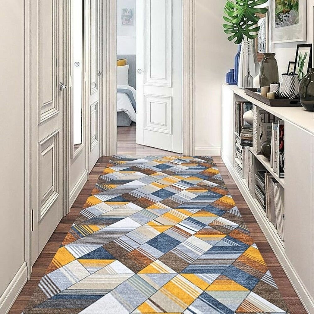 фото Ковер (палас) Dublin (Дублин) прямоугольный для дома, полиамид на войлочной основе, 0,8 x 1,5 м, гладковорсовый.