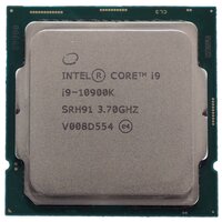 Процессор Intel Core i9-10900K LGA1200, 10 x 3700 МГц, OEM