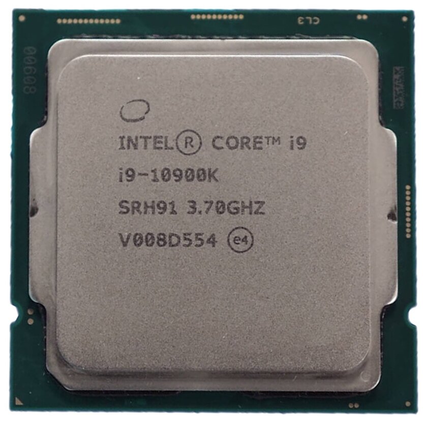 Процессор Intel Core i9 10900K 3700 Мгц Intel LGA 1200 TRAY