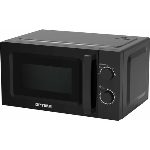 Микроволновая печь OPTIMA MO-2023B 20л 700Вт механич ПУ ручка доткр дверцы 5 ур мощн чёрная 690000₽
