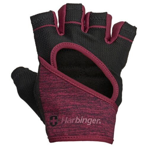 фото Женские перчатки для фитнеса harbinger flexfit, бордовые, размер m