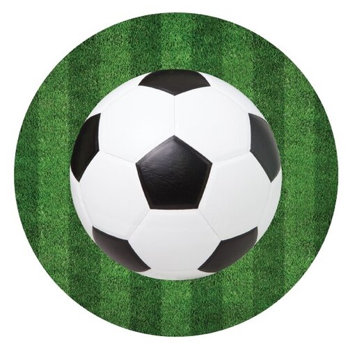 фото Набор бумажных тарелок футбол, 6 шт, d=180 мм nd play