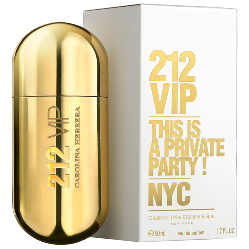 CAROLINA HERRERA парфюмерная вода 212 VIP Women, 50 мл, 100 г парфюмерная вода carolina herrera eau de parfum 212 vip black i love 100 мл