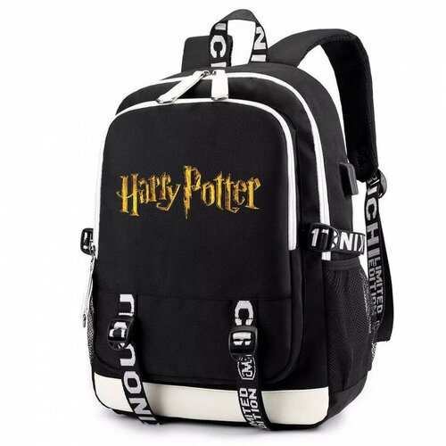 Рюкзак Гарри Поттер (Harry Potter) черный с USB-портом №3 рюкзак гарри поттер harry potter синий с usb портом 5