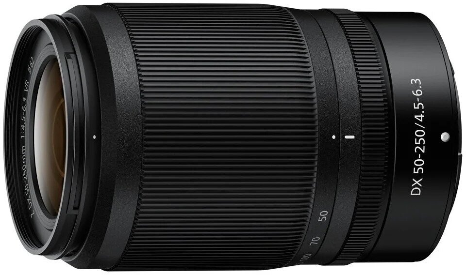 Объектив Nikon 50-250mm f/4.5-6.3 VR Nikkor Z DX, черный — купить в интернет-магазине по низкой цене на Яндекс Маркете