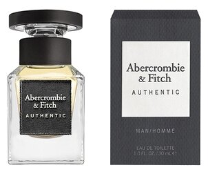 Abercrombie & Fitch туалетная вода Authentic Man, 30 мл