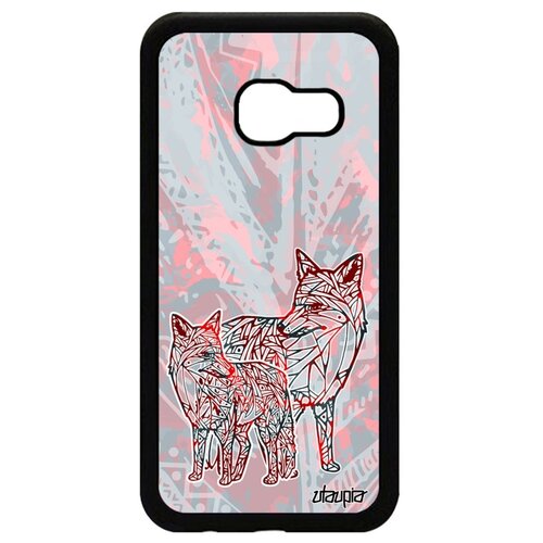 фото Чехол на смартфон galaxy a3 2017, "лиса" fox хищник utaupia