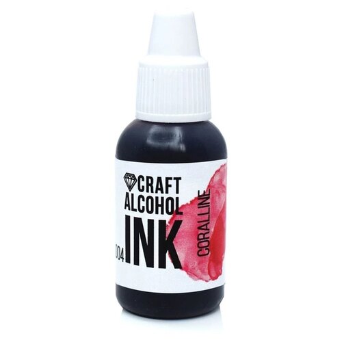 Алкогольные чернила коралловый (Coralline) 20 мл, Craft Alcohol INK