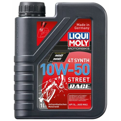 фото Моторное масло LIQUI MOLY Motorbike 4T Synth Street Race 10W-50 1 л