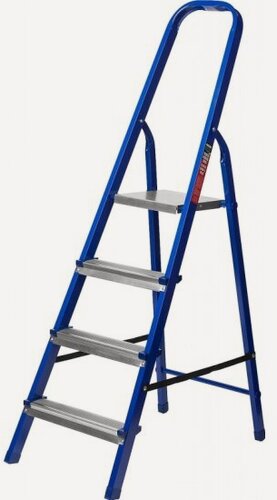 Изображение товара Стремянка Mirax стальная, 4 ступени, 80 см, 38800-04