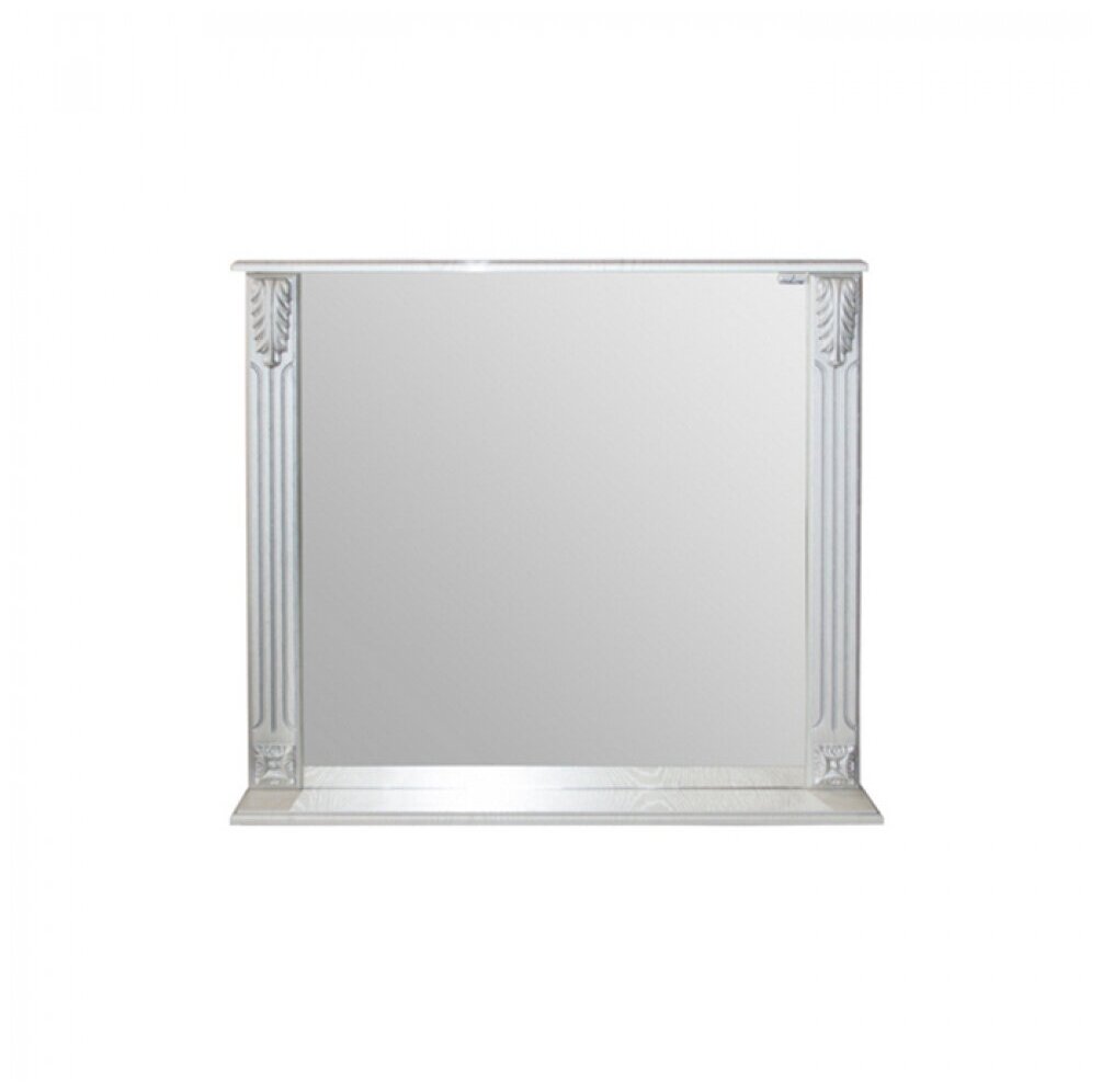Зеркало "ЛЮДВИГ-80" патина серебро без подсветки (ПВХ) - фотография № 7