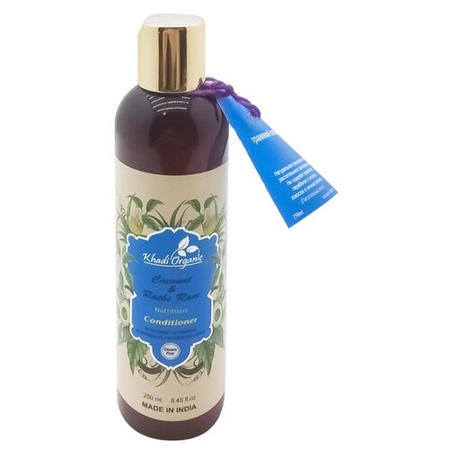 Khadi Organic кондиционер для волос Coconut  & Rathi Rani Nutritious питательный с кокосом и ночным жасмином 250 мл