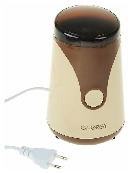 Energy Кофемолка ENERGY EN-106, электрическая, 150 Вт, 50 г, коричневая