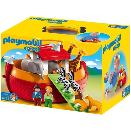 Playmobil 1-2-3 6765 Ноев ковчег, 15 дет. развиваюшая игра ноев ковчег 39 дет комплект из 2 шт