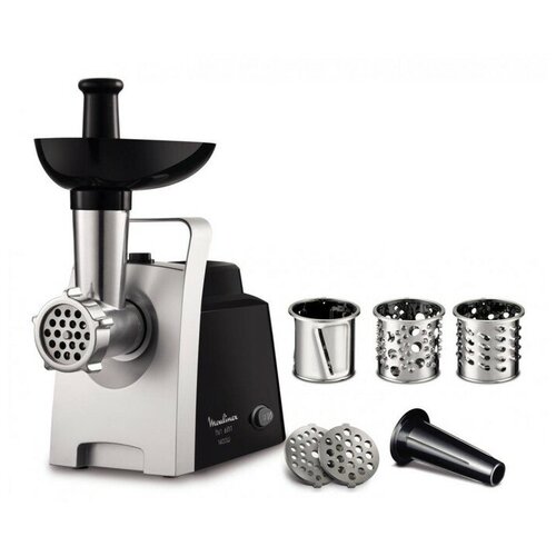 Мясорубка Moulinex ME108832 1400 Вт 1 скорость 17 кгмин серебристая 1407800₽