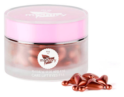 Лифтинг сыворотка для глаз Care Lift Eyes F16 с экстрактом осетровой икры MISHIPY 30 шт