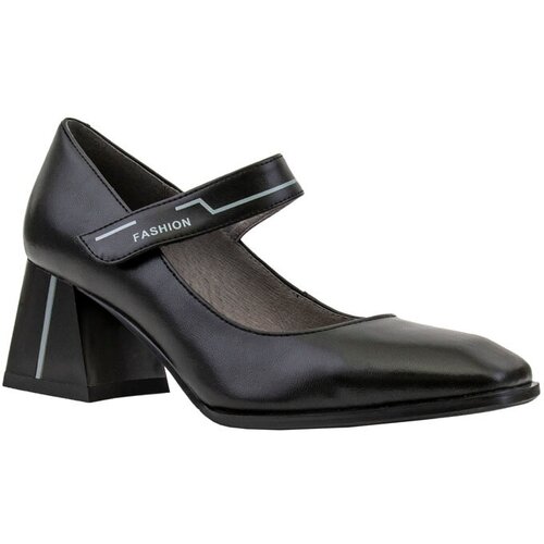 фото Туфли лодочки milana, натуральная кожа, полнота f, размер 37, черный