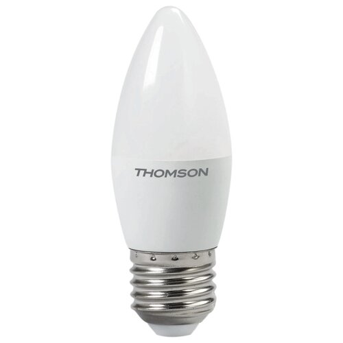 фото Thomson лампа светодиодная thomson e27 6w 4000k свеча матовая th-b2358
