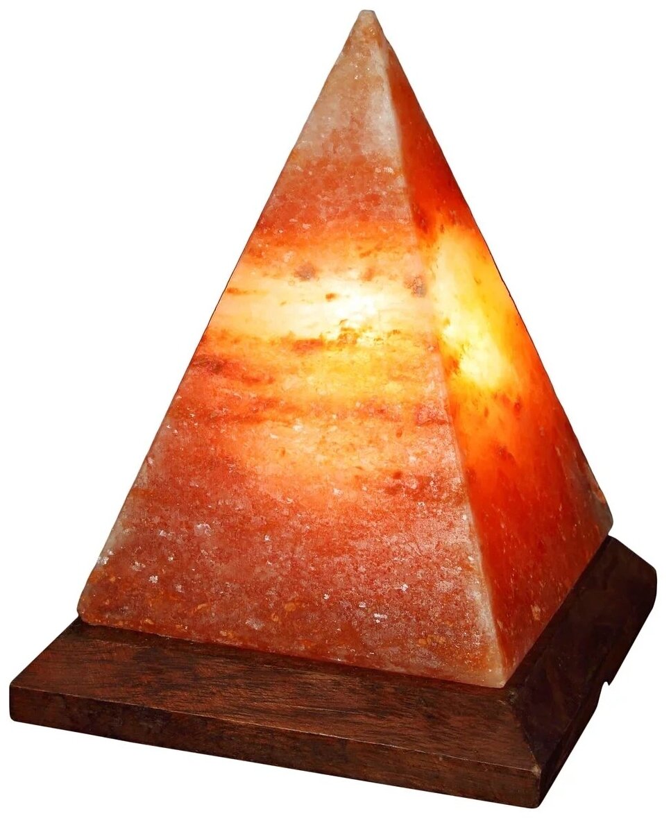 Светильник ЭКО плюс декоративный "Лампа соляная Пирамида"