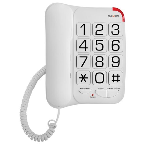 Телефон teXet TX-201 white