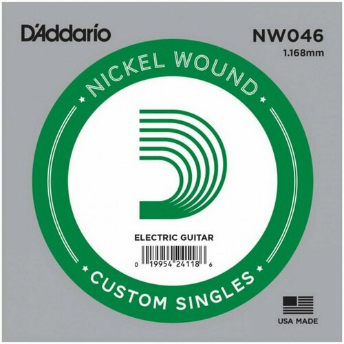 Струна одиночная для электрогитары D'ADDARIO NW046