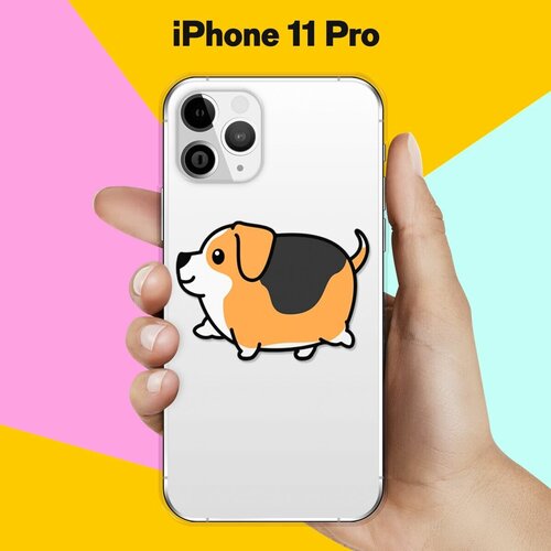 Силиконовый чехол Толстый Бигль на Apple iPhone 11 Pro силиконовый чехол hello бигль на apple iphone 11 pro max