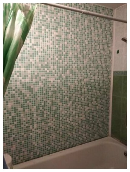 Панель ПВХ "Мозайка зеленая" мозайка 955х480 в количестве 10 штук (4,58м2)