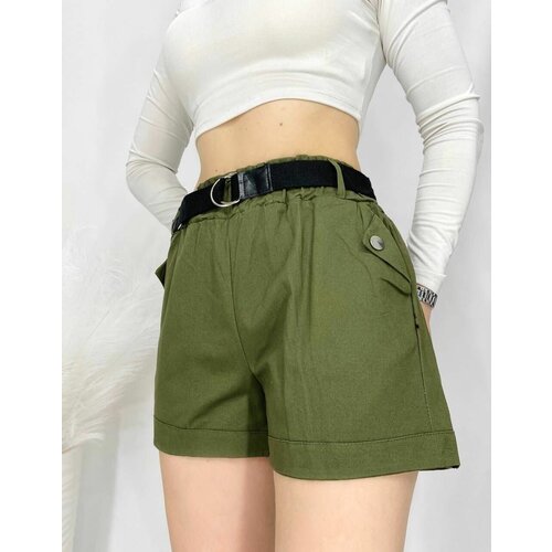 Шорты Женские, модель x307хаки, размер 42-44