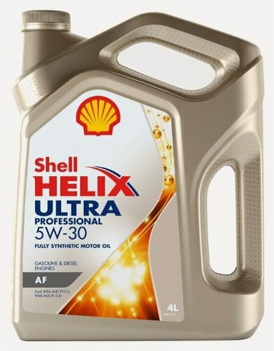 Изображение товара Моторное масло SHELL Helix Ultra Professional AF 5w30 4л
