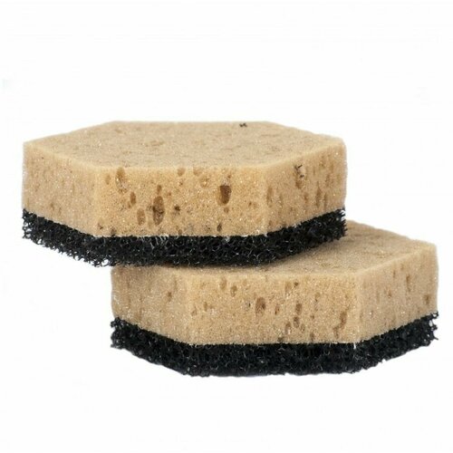 Губка д/посуды поролон/абразив 