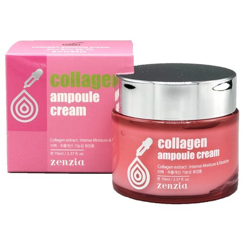 ZENZIA Collagen Ampoule Cream Крем для лица с коллагеном