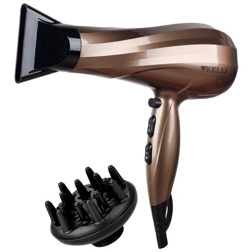 Фен Kelli KL-1130 бронзовый 202900₽