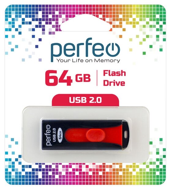 USB флешка Perfeo USB 64GB S01 Black