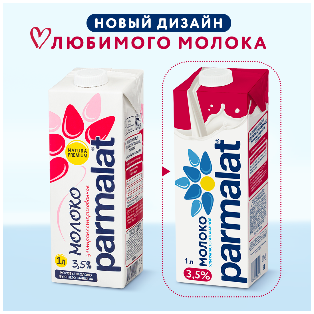 Молоко Parmalat Natura Premium 3.5% 1л Белгородский МК - фото №3