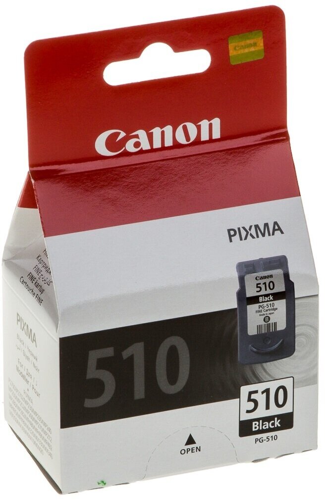 Canon PG-510Bk 2970B007 Картридж для PIXMA MP240, 260, 480, MX320, 330, черный, 220стр.