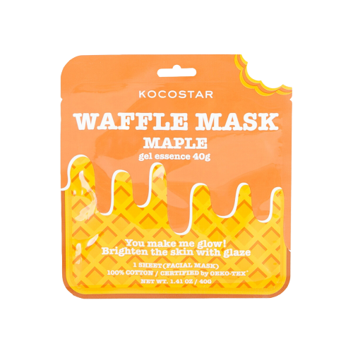 фото Kocostar маска waffle mask maple омолаживающая, 38 г