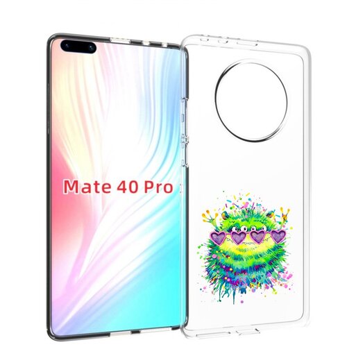 Чехол MyPads Пушистый персонаж для Huawei Mate 40 Pro (NOH-NX9) задняя-панель-накладка-бампер чехол mypads пушистый волк для huawei mate 40 pro noh nx9 задняя панель накладка бампер